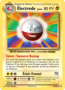Carte Pokemon Électrode 40/108 Évolutions