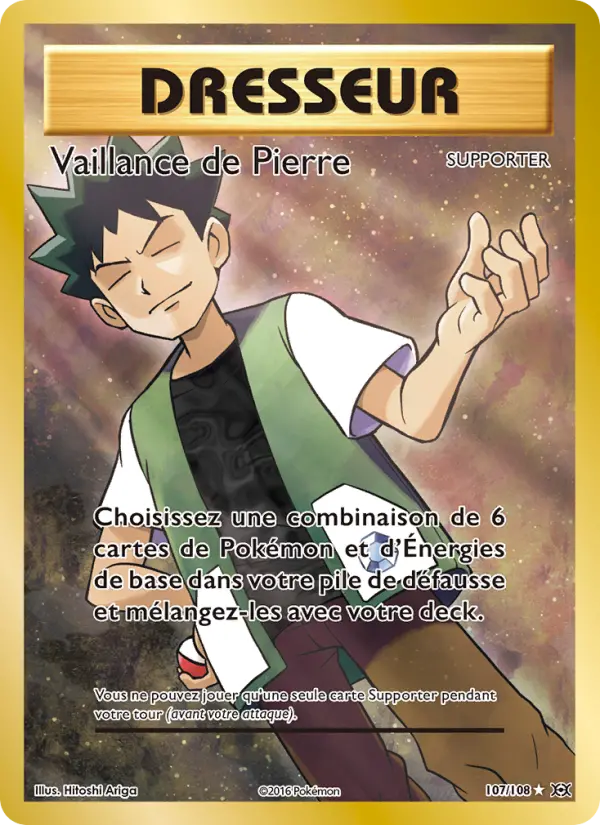 Scan HD carte Pokémon Vaillance de Pierre 107/108 — Évolutions
