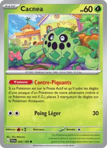 Carte Pokémon Cacnea 005/198