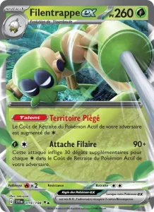Carte Pokemon Filentrappe-ex 019/198 Écarlate et Violet