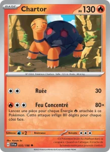 Carte Pokemon Chartor 035/198 Écarlate et Violet