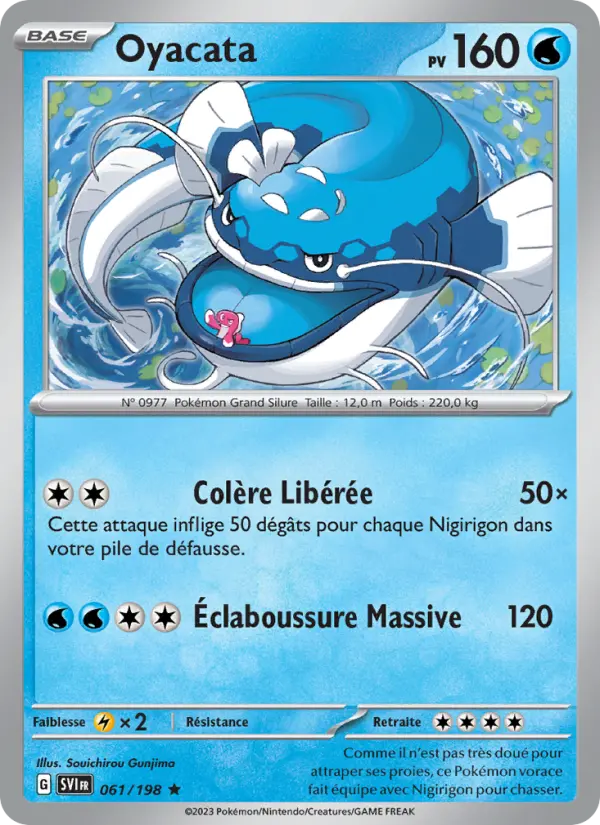 Scan HD carte Pokémon Oyacata 061/198 — Écarlate et Violet