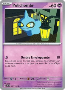 Carte Pokemon Polichombr 087/198 Écarlate et Violet