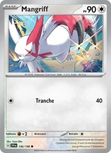 Carte Pokemon Mangriff 146/198 Écarlate et Violet