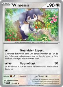Carte Pokemon Wimessir 153/198 Écarlate et Violet