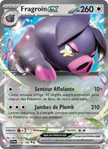 Carte Pokemon Fragroin-ex 158/198 Écarlate et Violet