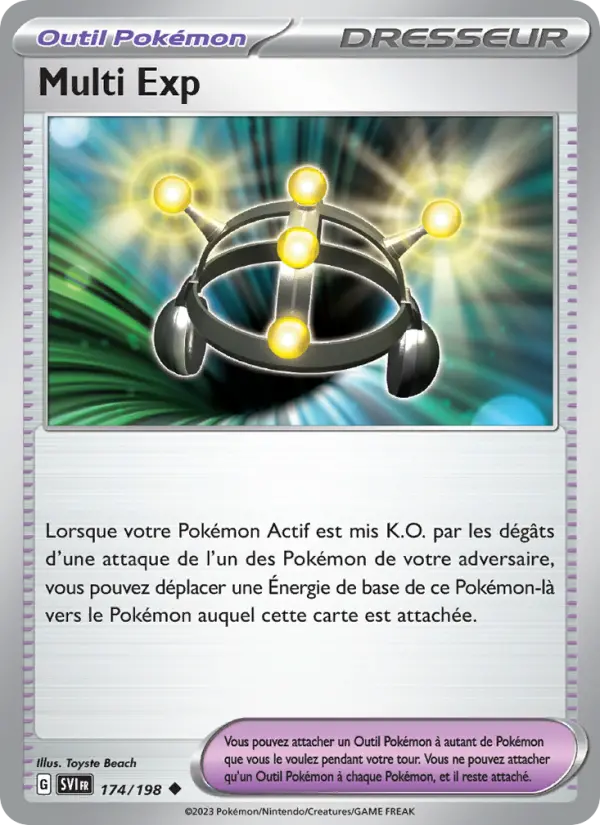 Scan HD carte Pokémon Multi Exp 174/198 — Écarlate et Violet