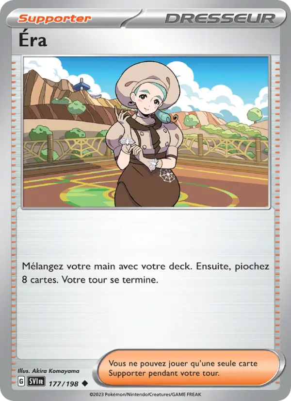 Scan HD carte Pokémon Éra 177/198 — Écarlate et Violet