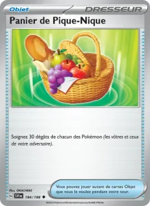 Carte Pokemon Panier de Pique-Nique 184/198 Écarlate et Violet