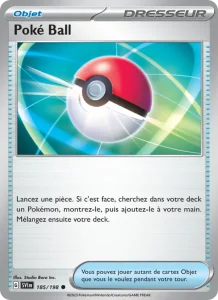 Carte Pokemon Poké Ball 185/198 Écarlate et Violet