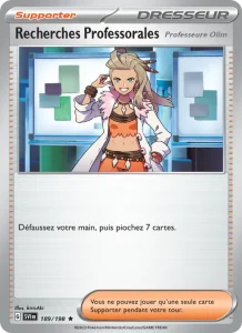 Carte Pokemon Recherches Professorales 189/198 Écarlate et Violet