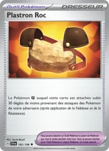 Carte Pokemon Plastron Roc 192/198 Écarlate et Violet