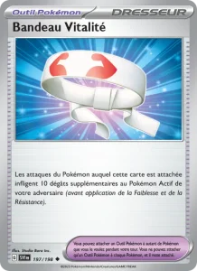 Carte Pokemon Bandeau Vitalité 197/198 Écarlate et Violet