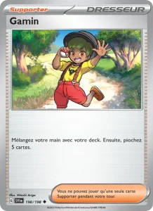 Carte Pokemon Gamin 198/198 Écarlate et Violet