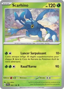 Carte Pokémon Scarhino 002/198