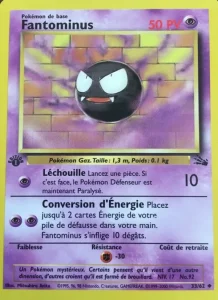 Carte Pokemon Fantominus 33/62 Fossile