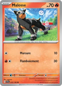 Carte Pokemon Malosse 033/198 Écarlate et Violet