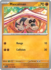 Carte Pokemon Mascaïman 115/198 Écarlate et Violet