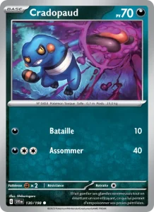 Carte Pokemon Cradopaud 130/198 Écarlate et Violet