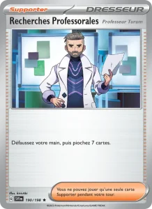 Carte Pokemon Recherches Professorales 190/198 Écarlate et Violet