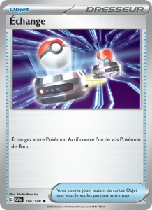 Carte Pokemon Échange 194/198 Écarlate et Violet