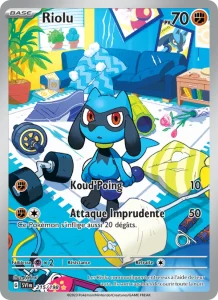 Carte Pokemon Riolu 215/198 Écarlate et Violet