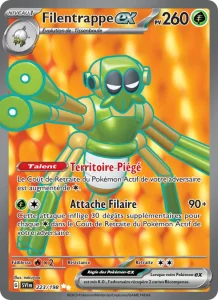 Carte Pokemon Filentrappe-ex 223/198 Écarlate et Violet