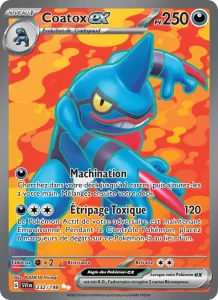 Carte Pokemon Coatox-ex 232/198 Écarlate et Violet