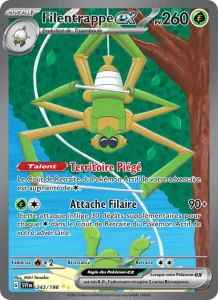 Carte Pokemon Filentrappe-ex 243/198 Écarlate et Violet
