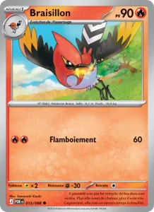 Carte Pokemon Braisillon 013/88 Équilibre Parfait