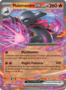 Carte Pokemon Malamandre-ex 016/88 Équilibre Parfait