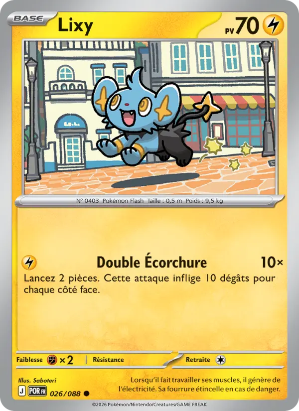 Scan HD carte Pokémon Lixy 026/88 — Équilibre Parfait