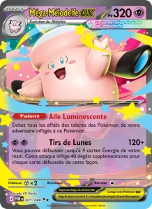 Carte Pokemon Méga-Mélodelfe-ex 031/88 Équilibre Parfait