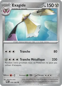 Carte Pokemon Exagide 058/88 Équilibre Parfait