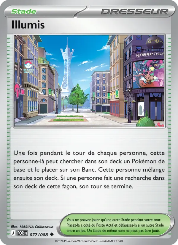 Scan HD carte Pokémon Illumis 077/88 — Équilibre Parfait