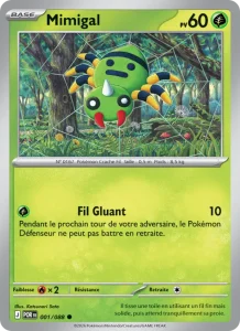 Carte Pokémon Mimigal 001/88
