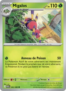 Carte Pokémon Migalos 002/88