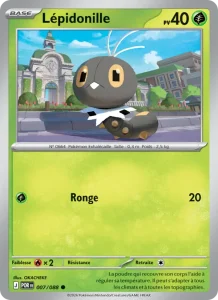Carte Pokémon Lépidonille 007/88