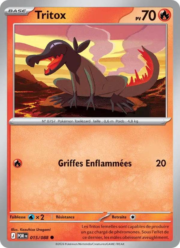 Scan HD carte Pokémon Tritox 015/88 — Équilibre Parfait