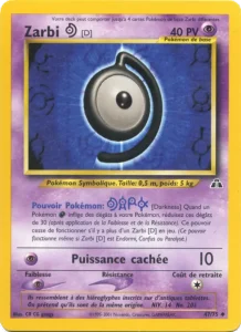 Carte Pokemon Zarbi D 47/75 Neo Discovery