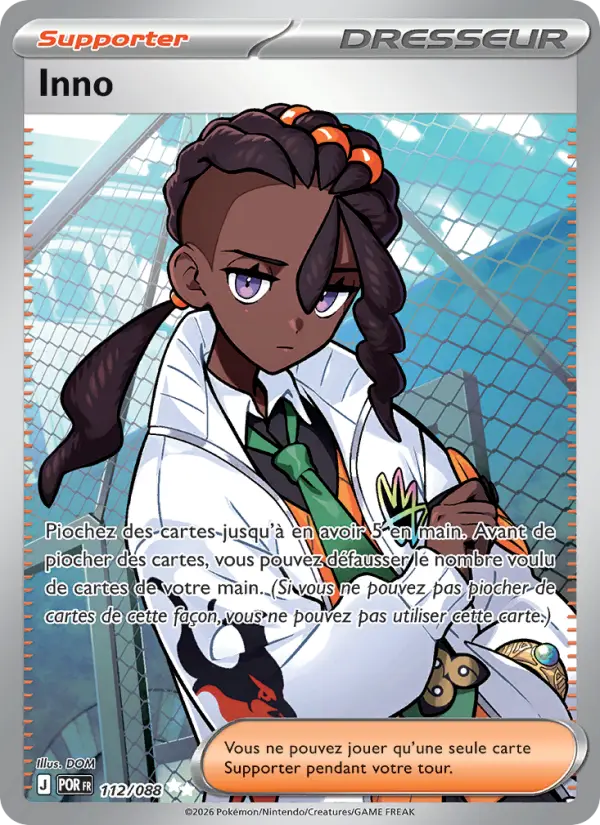 Scan HD carte Pokémon Inno 112/88 — Équilibre Parfait