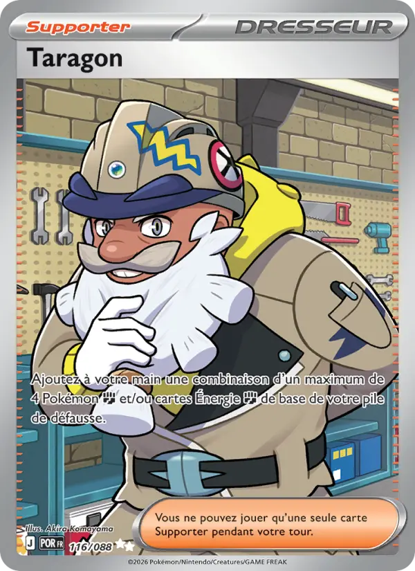 Scan HD carte Pokémon Taragon 116/88 — Équilibre Parfait