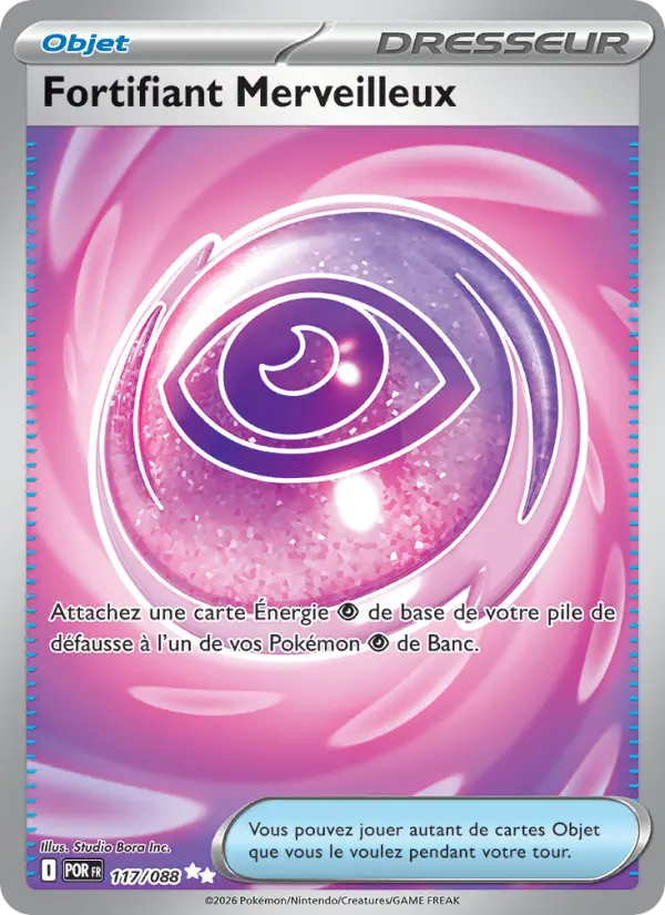 Scan HD carte Pokémon Fortifiant Merveilleux 117/88 — Équilibre Parfait