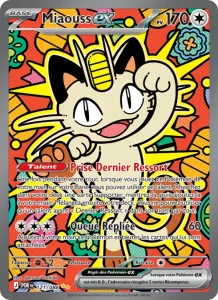 Carte Pokémon Miaouss-ex 121 Équilibre Parfait