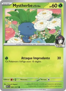 Carte Pokémon Mystherbe d'Erika 001/217