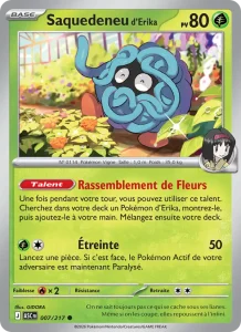 Carte Pokémon Saquedeneu d'Erika 007/217