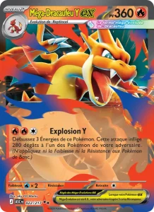 Carte Pokemon Méga-Dracaufeu Y-ex 022/217 Héros Transcendants