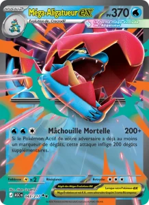 Carte Pokemon Méga-Aligatueur-ex 043/217 Héros Transcendants
