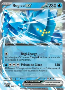 Carte Pokemon Regice-ex 048/217 Héros Transcendants