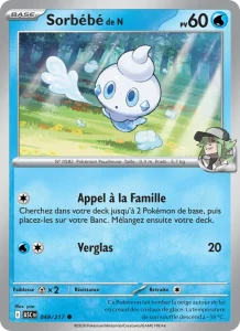 Carte Pokemon Sorbébé de N 049/217 Héros Transcendants